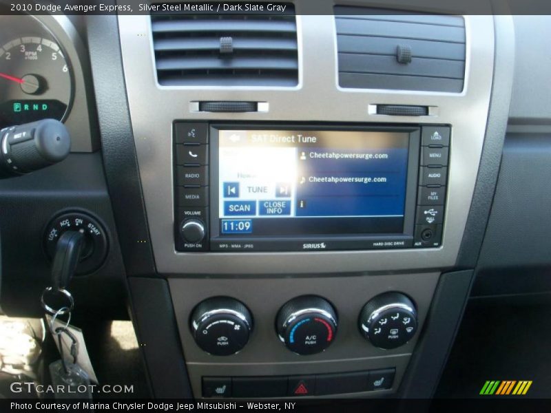 Silver Steel Metallic / Dark Slate Gray 2010 Dodge Avenger Express