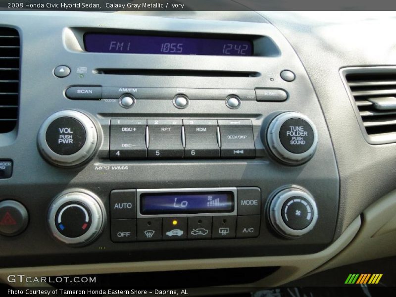 Galaxy Gray Metallic / Ivory 2008 Honda Civic Hybrid Sedan