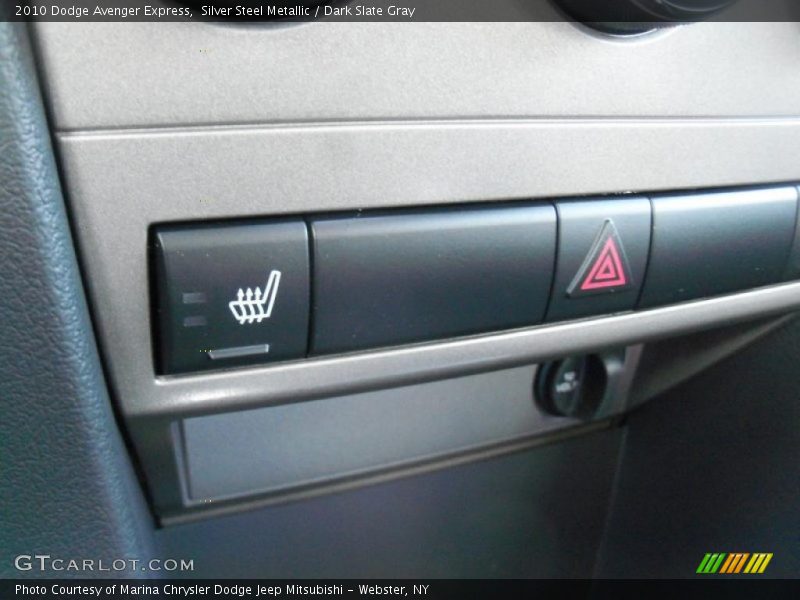 Silver Steel Metallic / Dark Slate Gray 2010 Dodge Avenger Express