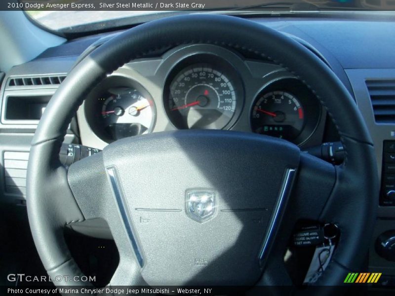 Silver Steel Metallic / Dark Slate Gray 2010 Dodge Avenger Express
