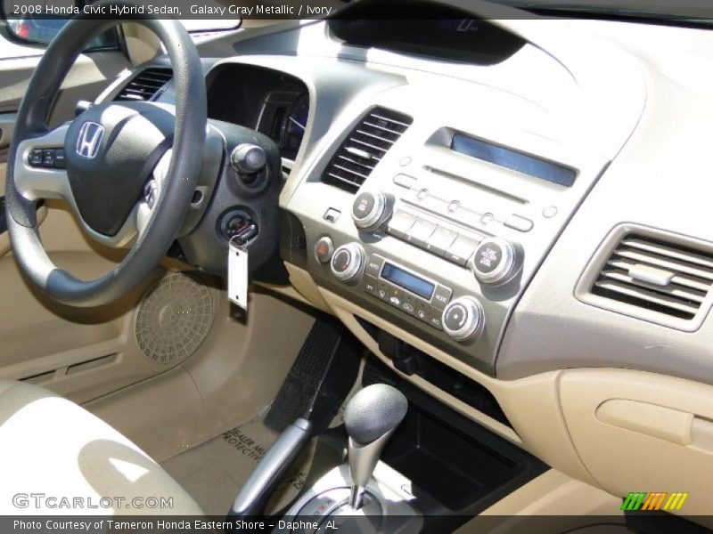 Galaxy Gray Metallic / Ivory 2008 Honda Civic Hybrid Sedan