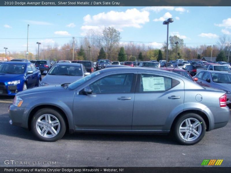 Silver Steel Metallic / Dark Slate Gray 2010 Dodge Avenger Express