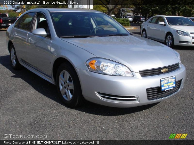 Silver Ice Metallic / Ebony 2010 Chevrolet Impala LS