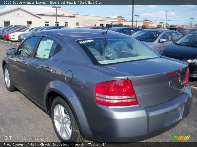 Silver Steel Metallic / Dark Slate Gray 2010 Dodge Avenger Express