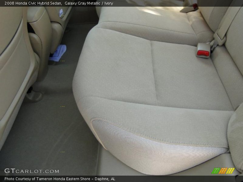 Galaxy Gray Metallic / Ivory 2008 Honda Civic Hybrid Sedan