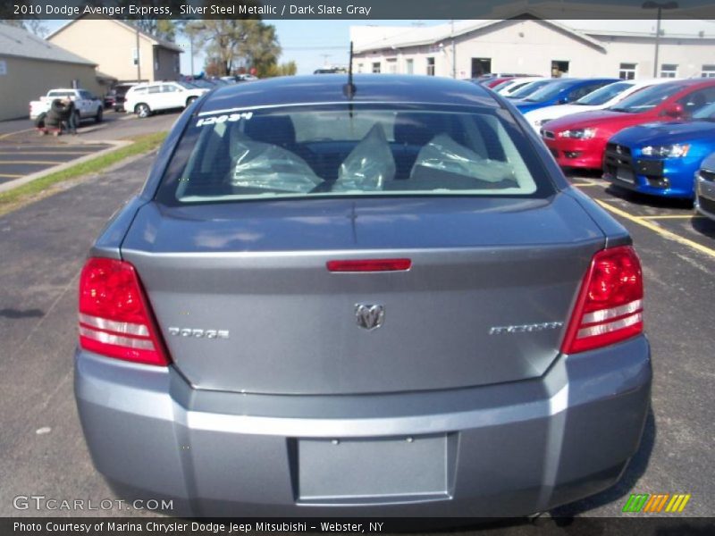 Silver Steel Metallic / Dark Slate Gray 2010 Dodge Avenger Express
