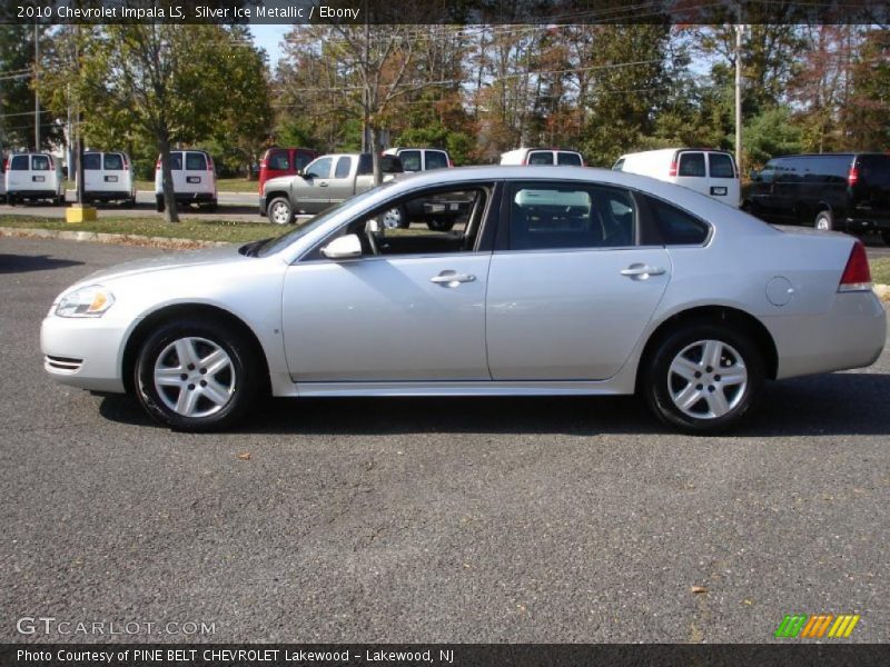 Silver Ice Metallic / Ebony 2010 Chevrolet Impala LS