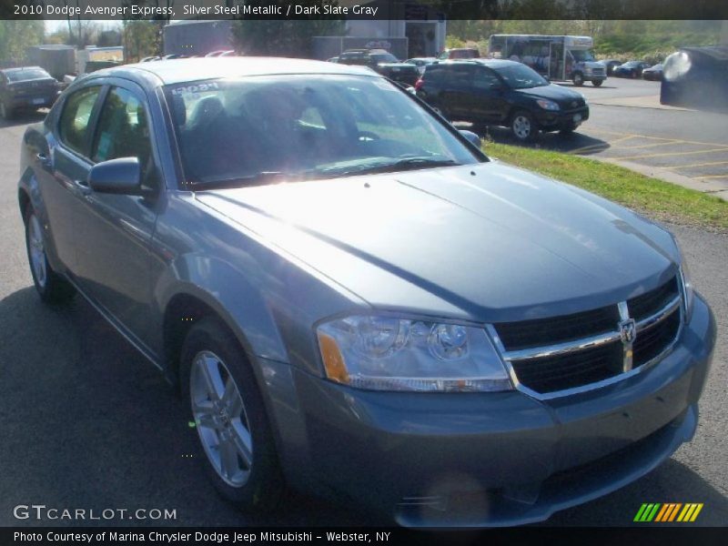 Silver Steel Metallic / Dark Slate Gray 2010 Dodge Avenger Express