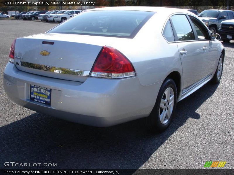 Silver Ice Metallic / Ebony 2010 Chevrolet Impala LS