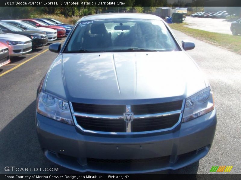 Silver Steel Metallic / Dark Slate Gray 2010 Dodge Avenger Express