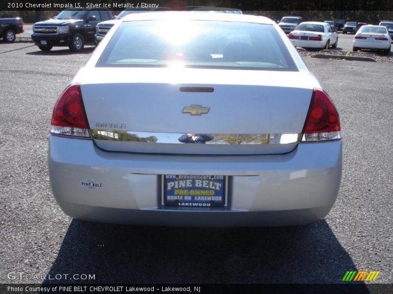 Silver Ice Metallic / Ebony 2010 Chevrolet Impala LS
