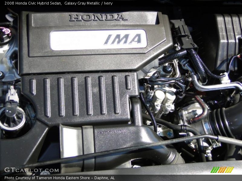Galaxy Gray Metallic / Ivory 2008 Honda Civic Hybrid Sedan