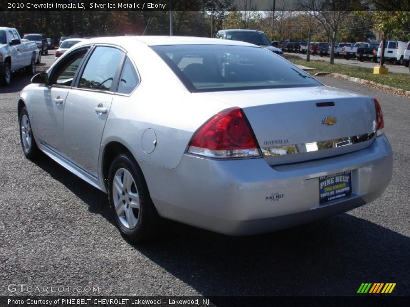Silver Ice Metallic / Ebony 2010 Chevrolet Impala LS