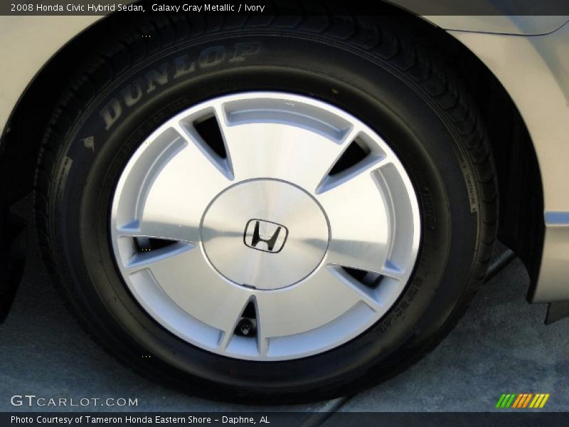 Galaxy Gray Metallic / Ivory 2008 Honda Civic Hybrid Sedan