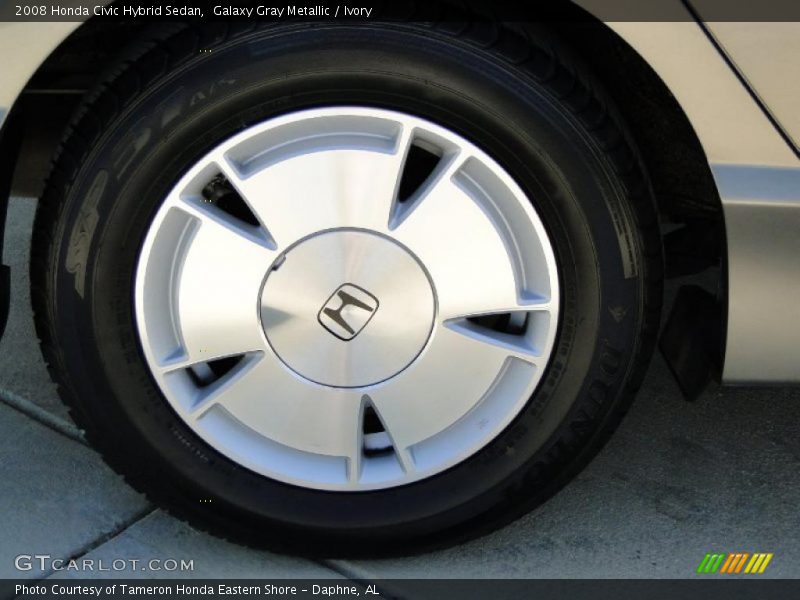 Galaxy Gray Metallic / Ivory 2008 Honda Civic Hybrid Sedan