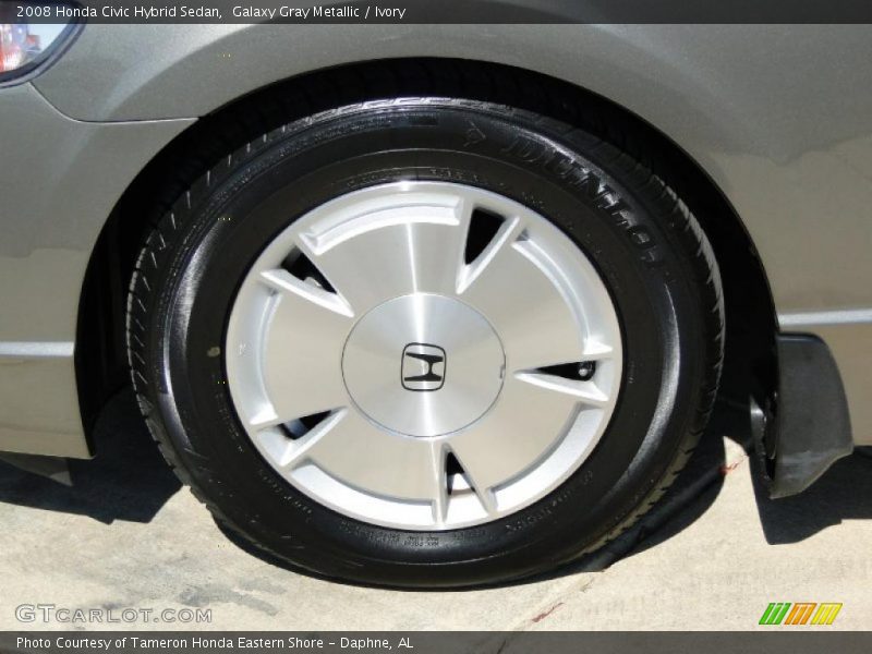Galaxy Gray Metallic / Ivory 2008 Honda Civic Hybrid Sedan