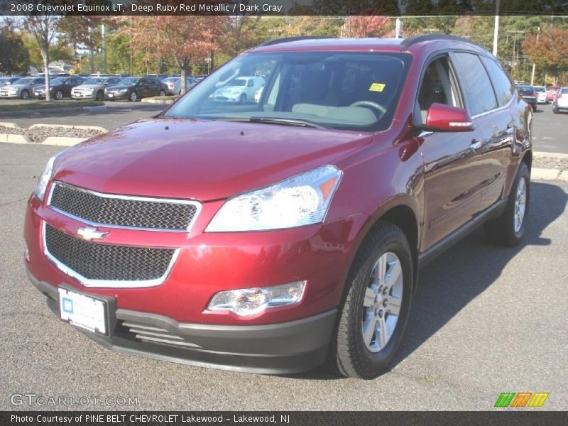 Deep Ruby Red Metallic / Dark Gray 2008 Chevrolet Equinox LT