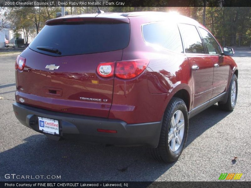 Deep Ruby Red Metallic / Dark Gray 2008 Chevrolet Equinox LT