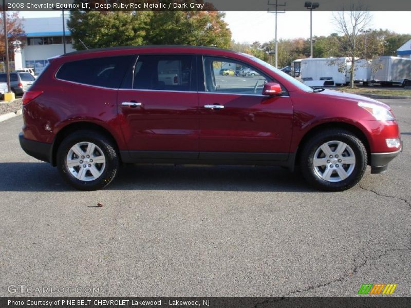 Deep Ruby Red Metallic / Dark Gray 2008 Chevrolet Equinox LT