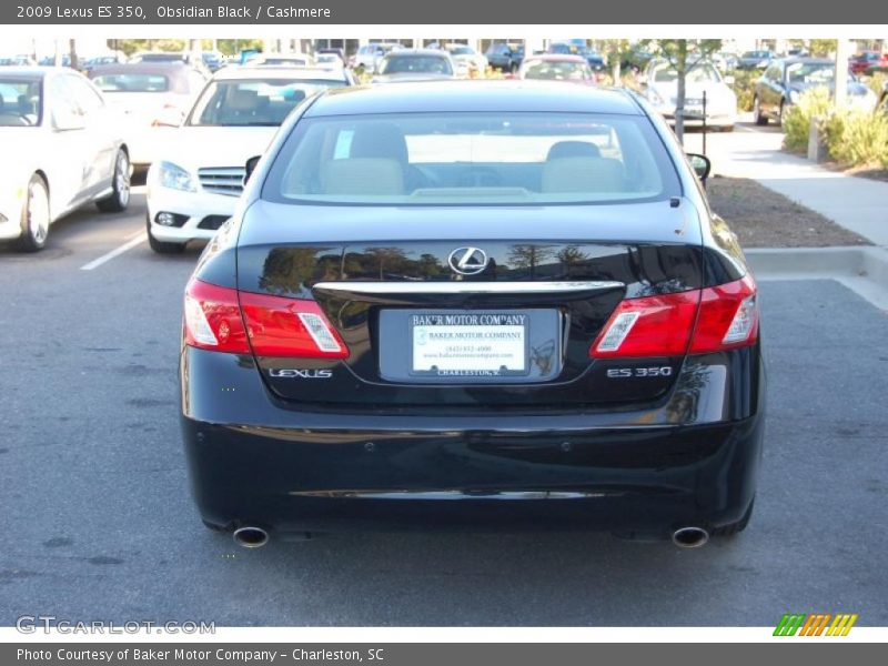 Obsidian Black / Cashmere 2009 Lexus ES 350