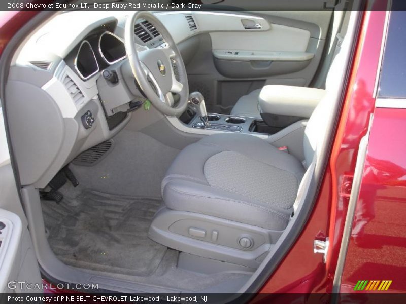 Deep Ruby Red Metallic / Dark Gray 2008 Chevrolet Equinox LT