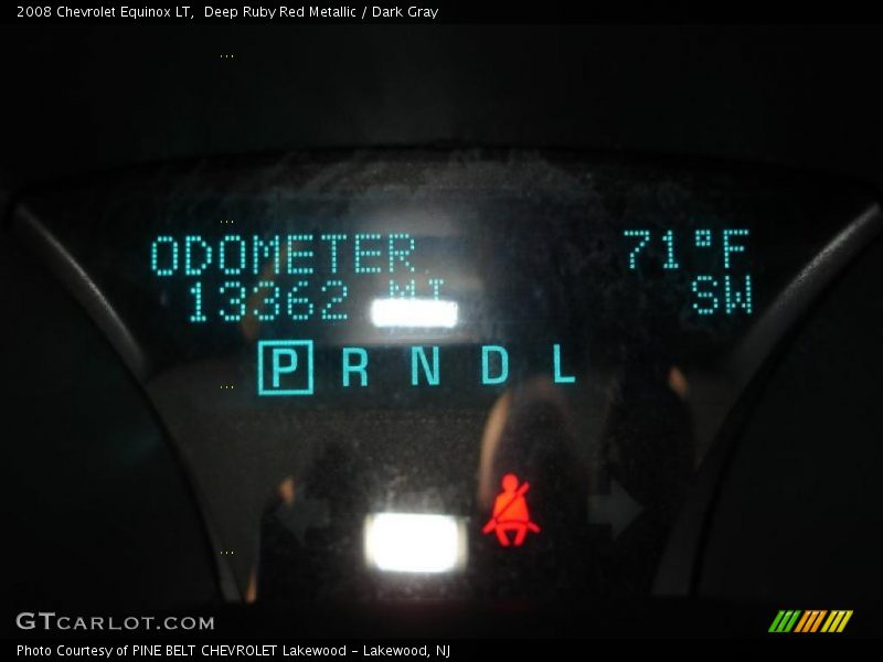 Deep Ruby Red Metallic / Dark Gray 2008 Chevrolet Equinox LT
