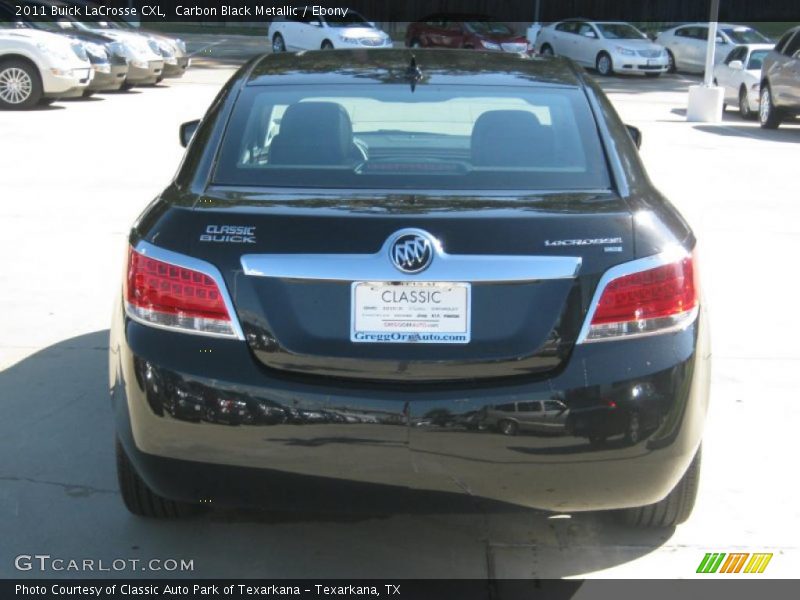 Carbon Black Metallic / Ebony 2011 Buick LaCrosse CXL