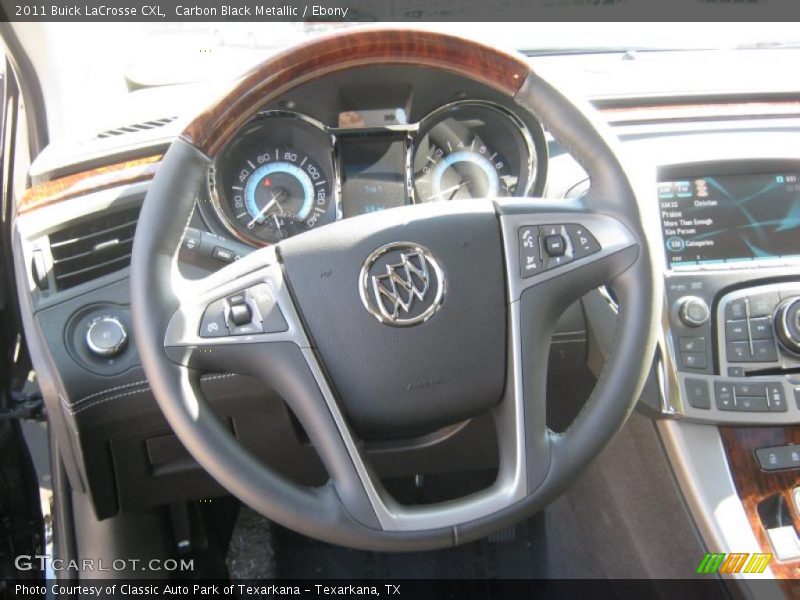 Carbon Black Metallic / Ebony 2011 Buick LaCrosse CXL