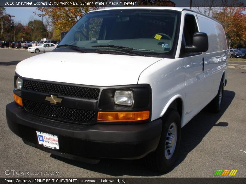 Summit White / Medium Pewter 2010 Chevrolet Express 2500 Work Van