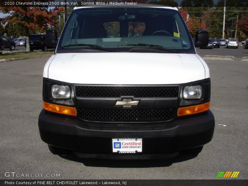 Summit White / Medium Pewter 2010 Chevrolet Express 2500 Work Van