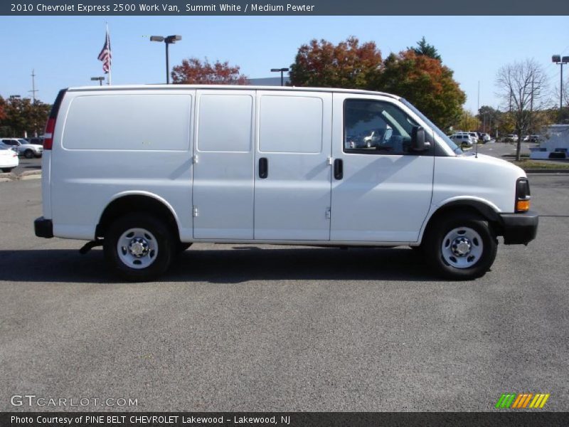 Summit White / Medium Pewter 2010 Chevrolet Express 2500 Work Van