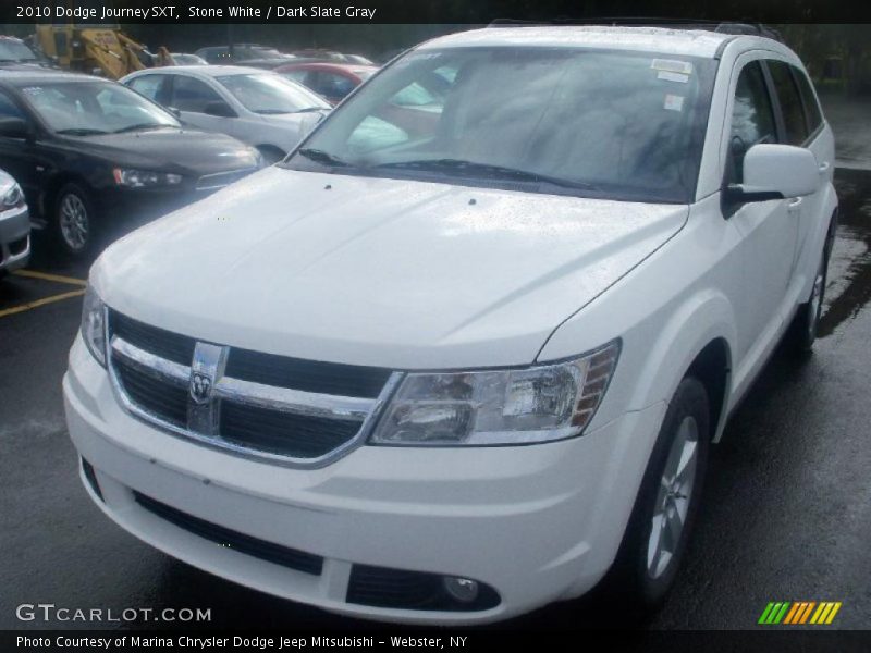 Stone White / Dark Slate Gray 2010 Dodge Journey SXT
