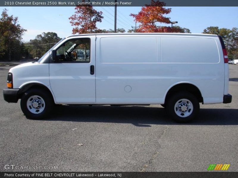 Summit White / Medium Pewter 2010 Chevrolet Express 2500 Work Van