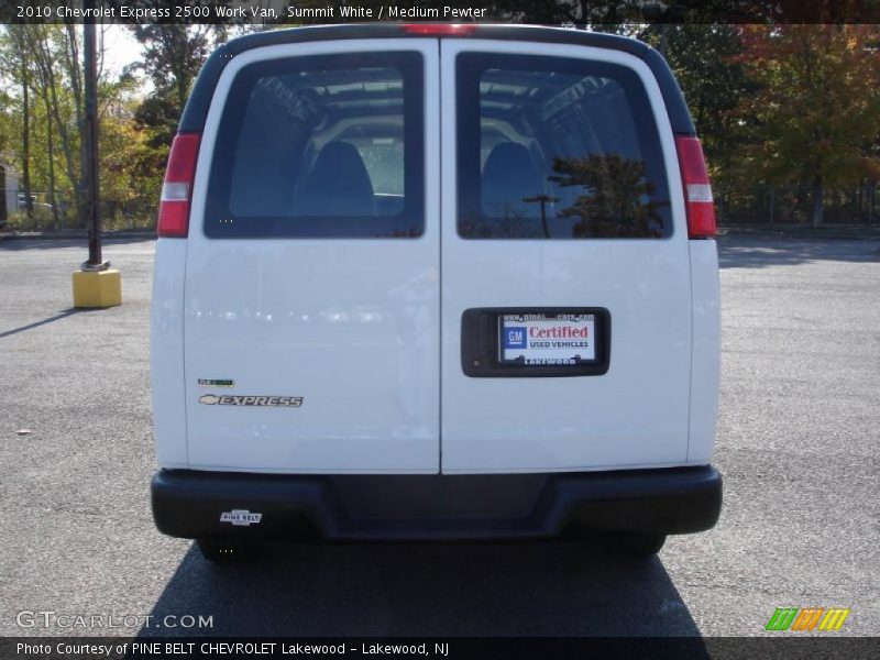 Summit White / Medium Pewter 2010 Chevrolet Express 2500 Work Van