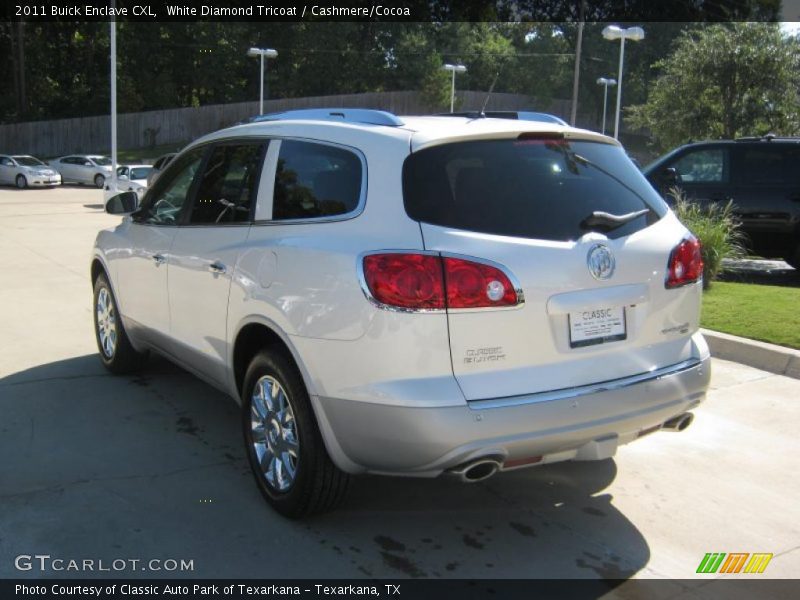White Diamond Tricoat / Cashmere/Cocoa 2011 Buick Enclave CXL