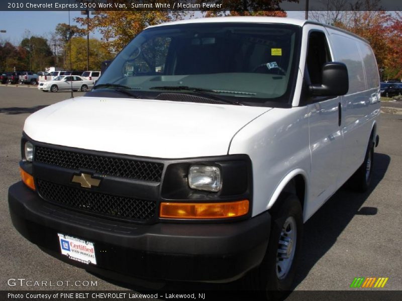 Summit White / Medium Pewter 2010 Chevrolet Express 2500 Work Van