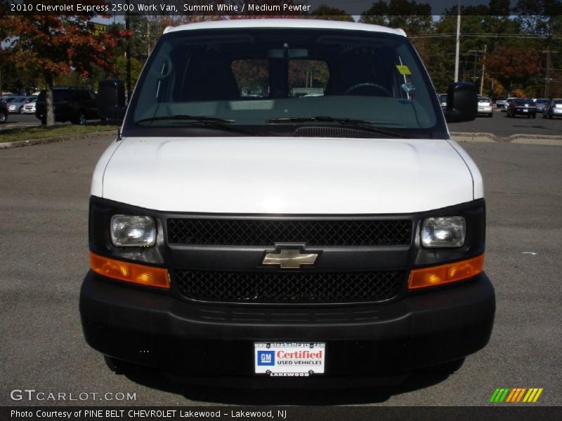 Summit White / Medium Pewter 2010 Chevrolet Express 2500 Work Van
