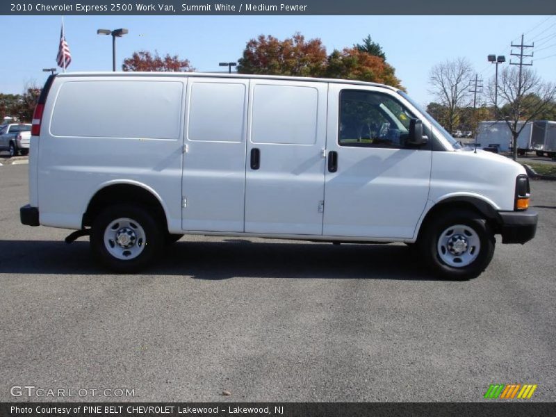 Summit White / Medium Pewter 2010 Chevrolet Express 2500 Work Van