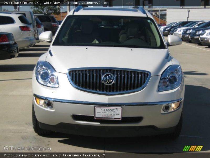 White Diamond Tricoat / Cashmere/Cocoa 2011 Buick Enclave CXL