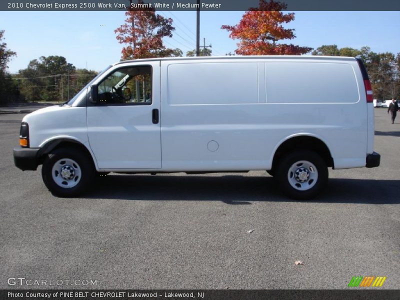 Summit White / Medium Pewter 2010 Chevrolet Express 2500 Work Van
