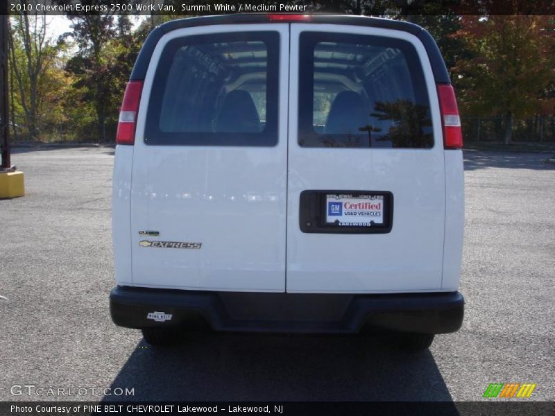 Summit White / Medium Pewter 2010 Chevrolet Express 2500 Work Van
