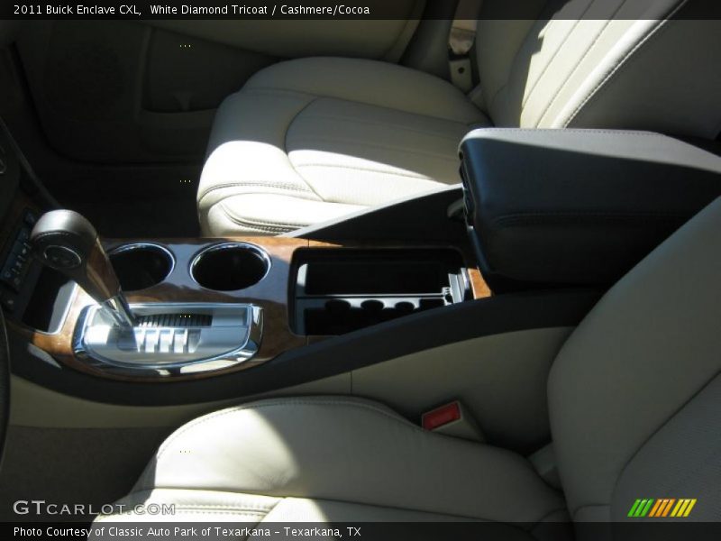 White Diamond Tricoat / Cashmere/Cocoa 2011 Buick Enclave CXL