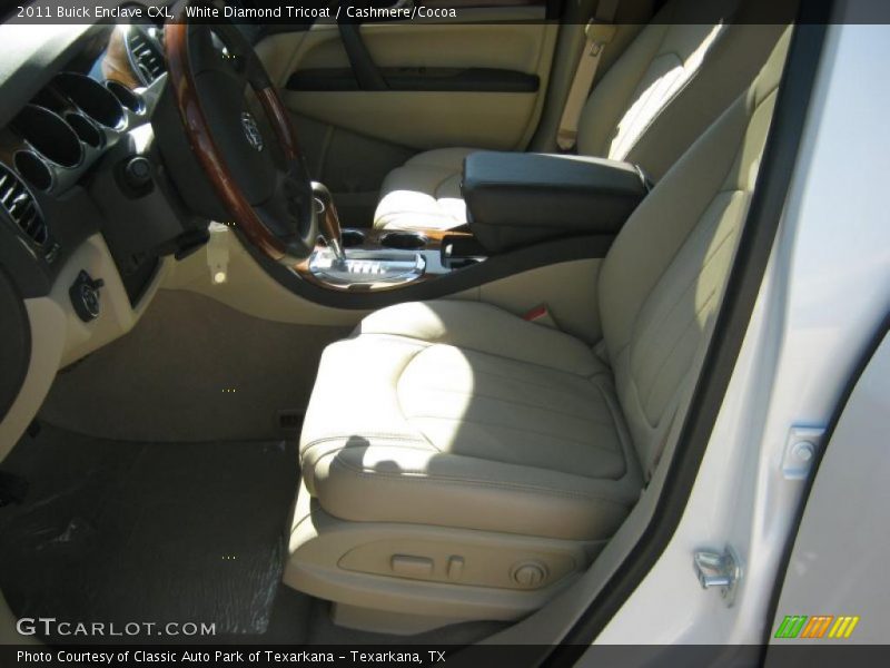 White Diamond Tricoat / Cashmere/Cocoa 2011 Buick Enclave CXL