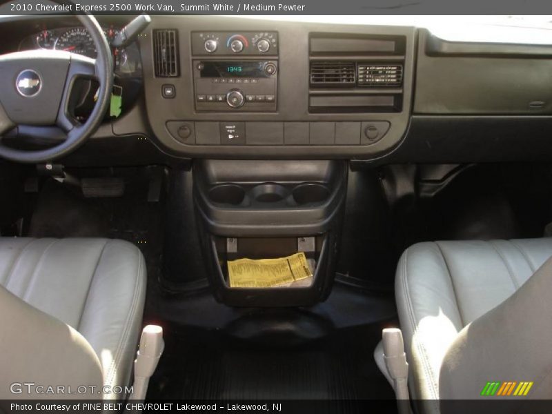 Dashboard of 2010 Express 2500 Work Van