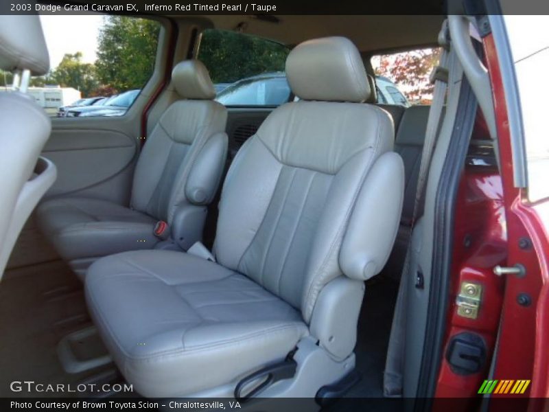 Inferno Red Tinted Pearl / Taupe 2003 Dodge Grand Caravan EX