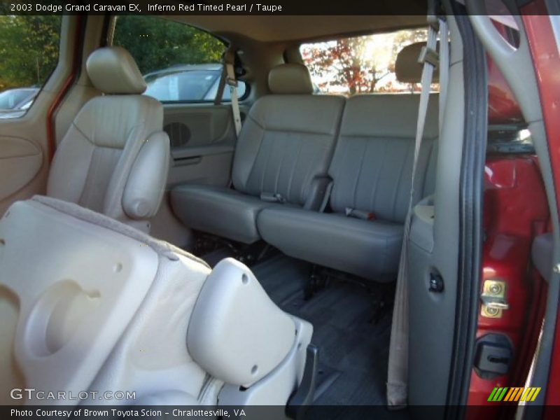 Inferno Red Tinted Pearl / Taupe 2003 Dodge Grand Caravan EX