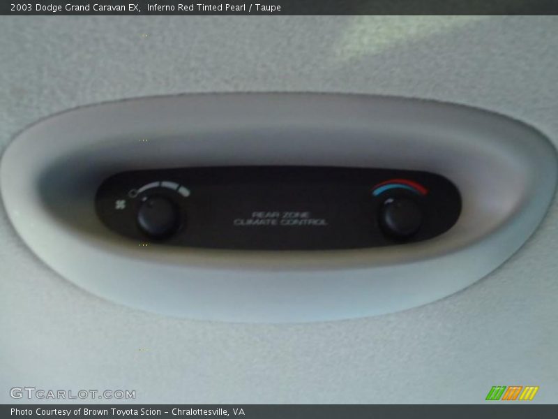 Inferno Red Tinted Pearl / Taupe 2003 Dodge Grand Caravan EX