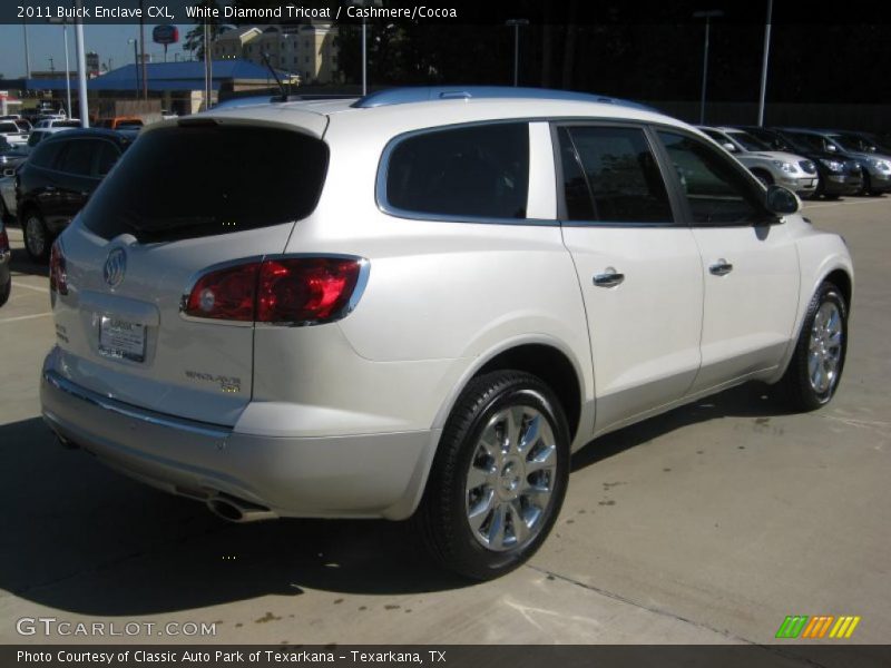 White Diamond Tricoat / Cashmere/Cocoa 2011 Buick Enclave CXL