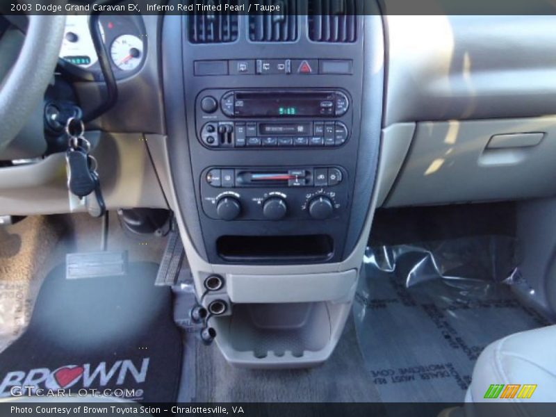 Inferno Red Tinted Pearl / Taupe 2003 Dodge Grand Caravan EX