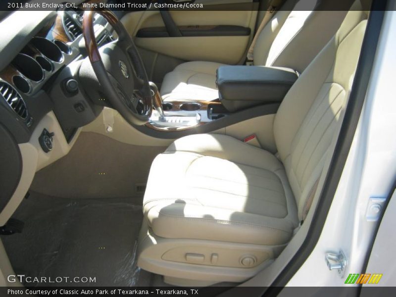 White Diamond Tricoat / Cashmere/Cocoa 2011 Buick Enclave CXL